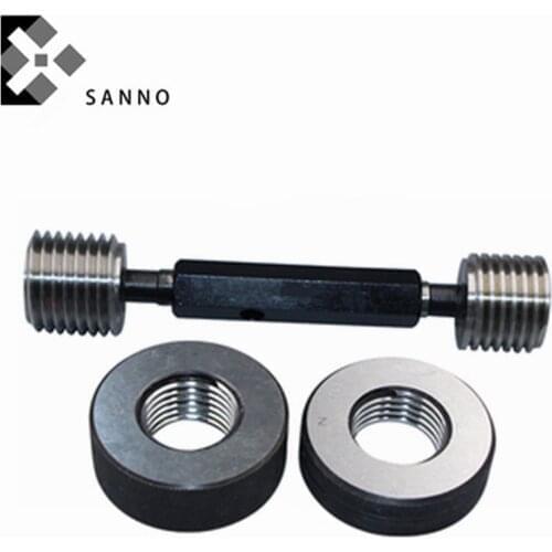 Metric thread left ring plug gauge M10x1.5 - M14x1 6H / 6G precision screw thread plug gages go & no go ring O gauges for check