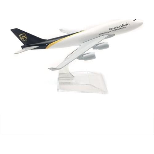 Airplane Model 1:400 UPS 747 Metal Diecast Model Collectionl Scale Gift For Children Decoration Dropshipping
