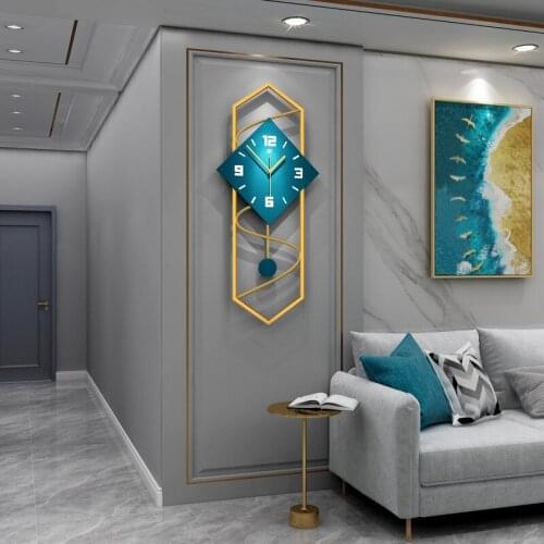 Nordic Personality Clock Wall Clock Living Room Creative Modern Minimalist Mute Personality Home Design Sense Clock Factory