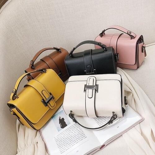 High Quality Shoulder Crossbody Bag Bag for Women 2021 New Luxury Designer Female Handbag Solid Pu Leather