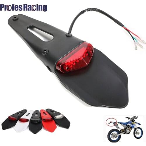 Motorcycle TailLight Dirt Bike Rear Fender Brake Stop 12 LED Tail Light ForSUZUKIKTMHUSQVARNA TE250 TE300 RMZ250 RMZ450 DRZ40