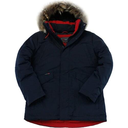 2020 New Winter Jacket Men Parka Winter Coat Padded Jackets Real Raccoon Fur Thick Hooded Mens Winter Parkas Veste Homme Hiver