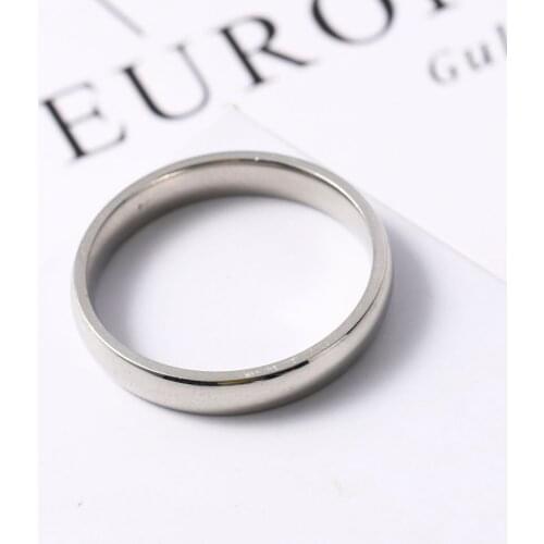 2021 Fashion Jewelry Classic Stainless Steel Rings for Men Women Ring Color Simple Casual Ring Womens Man New Punk Rings Gift