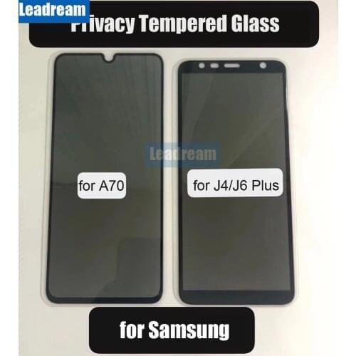 500Pcs For Samsung A50 A40 A30 A70 A80 A90 A20 A20E A10 M10 M20 M30 Privacy Screen Protector Anti-peeping Tempered Glass