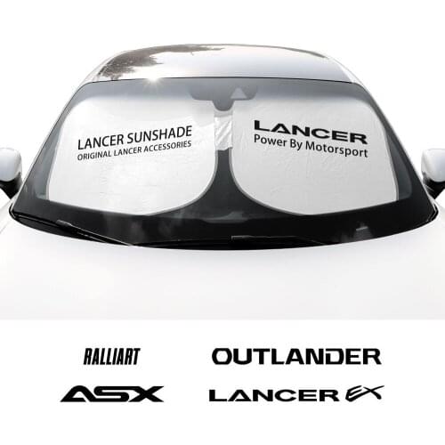Car Shade windshield Flodable For Mitsubishi Asx Lancer Lancer-ex Outlander ralliart Auto Front Window Sunshade Accessories
