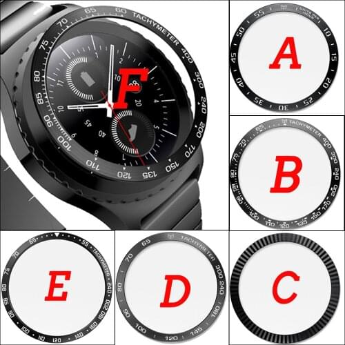For Samsung Gear S2 Classic Watch Dial Bezel Ring Styling Case Adhesive Cover Anti Scratch Protection Bezel