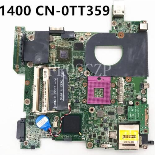 Free shipping For 1400 Laptop motherboard CN-0TT359 0TT359 TT359 G86-631-A2 DDR3 working well