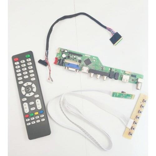 For N116B6-L01/L02/L04 TV53 controller drive 1366*768 WLED LVDS 40Pin 11.6" HDMI-Compatible VGA USB AV RF