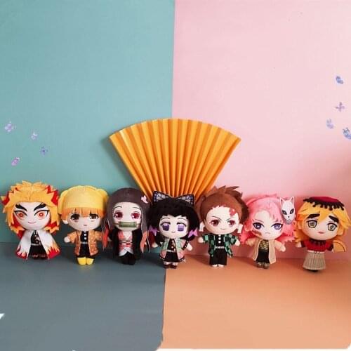 Demon Slayer Kimetsu No Yaiba Cosplay Props DIY Tanjirou Nezuko Doll Cartoon Peripheral Gift Plush Toy