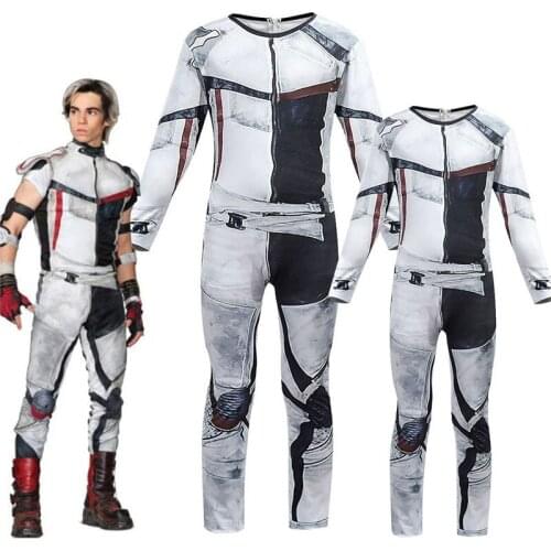 Halloween costumes for men adult kids cosplay Descendants 3 Jay Carlos costumes zentai funny party Halloween 3D boys Jumpsuits