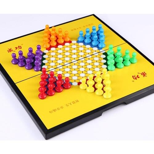 Magnet Checkers Magnetic Folding Portable Checkers Outdoor Leisure Puzzle Chess Set Board Games