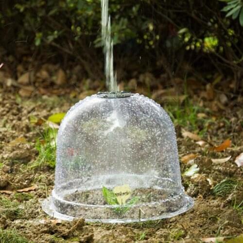 Reusable Plastic Nursery Insulation Cover Frost Plant Protective Case Mini Greenhouse Outdoor Garden Cloche Dome-Seedling Covers