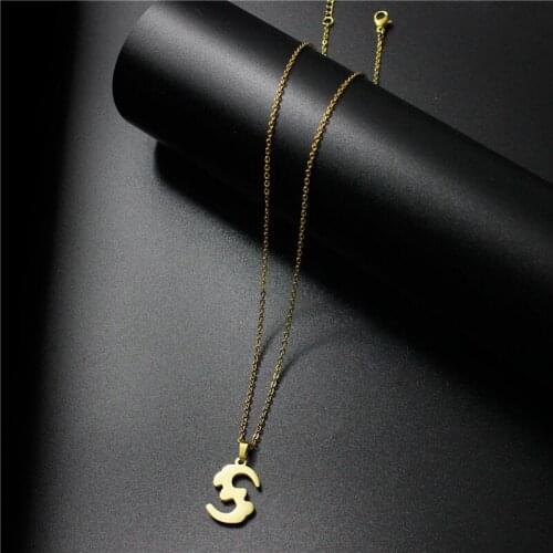 Fashion Stainless Steel Hip Hop Necklace for Men and Women Shuriken Pendant Trendy Sword Sweater Chain Wholesale Jewelry