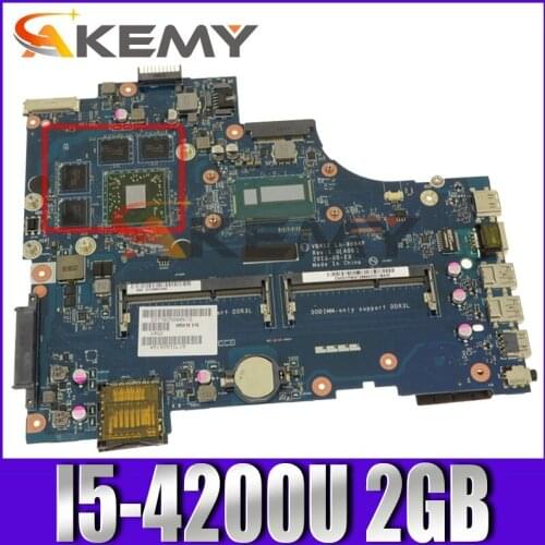 Original Laptop motherboard For DELL Inspiron 5737 I5-4200U Mainboard CN-091M09 091M09 LA-9984P SR170 216-0846000 2GB DDR3