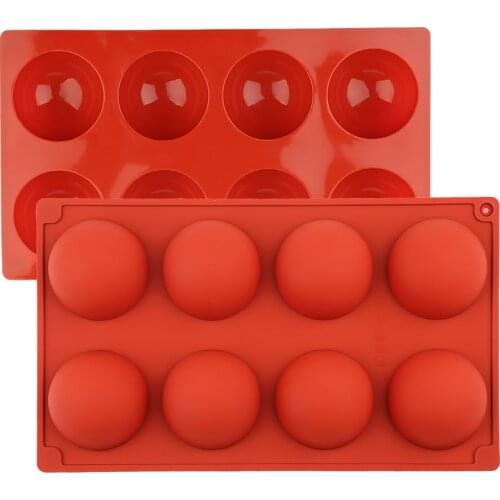 Ball Sphere Silicone Mold For Cake Pastry Baking Chocolate Candy Fondant Bakeware Round Shape Dessert Mould DIY Decorating 3D