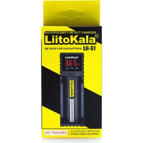 Liitokala Lii-402 100 202 S1 PD4 LCD Charger 1.2V 3.7V 3.85V AA / AAA 26650 18350 14500 16340 25500 NiMH lithium battery charger
