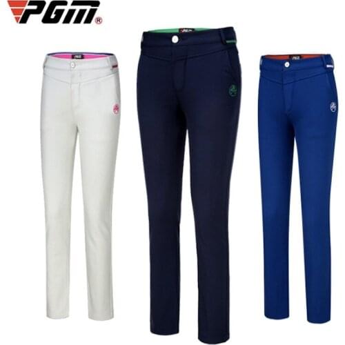 PGM Women Golf Pants Autuwn Winter Worm Clothing Plus Velvet Comfortable Trousers Functional Fabric KUZ045 Wholesale