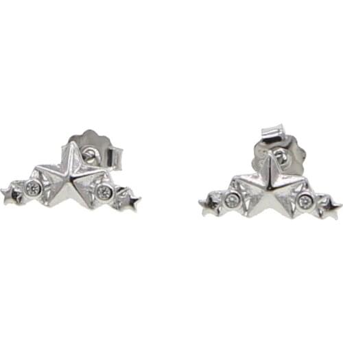 Wholesale 925 sterling silver five pointed Star Stud Earrings for Women minimalist Elegant fine Wedding Jewelry