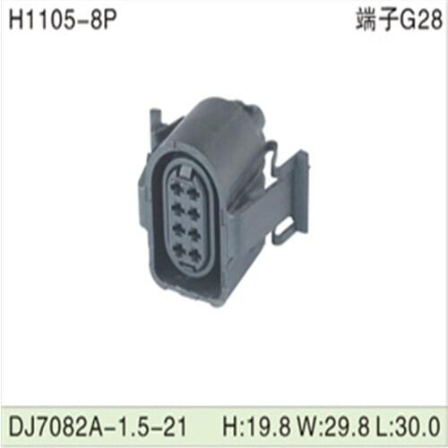 Free shipping 200pcs DJ7082A-1.5-21 8Pin1.5mm AMP Car Electrical Wire Connectors for VW,BMW,Audi,Toyota,NISSAN AND other