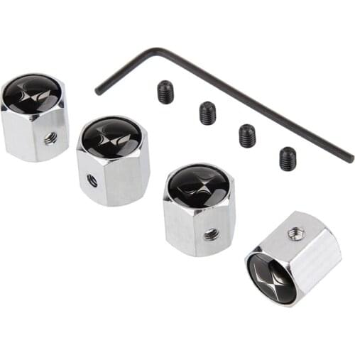 4pcs/set Metal Tyre Accessories Dust-proof Tire Valve Cover For Citroen DS3 DS4 DS5 DS6 Berlingo C3 C4 Xsara picasso C4 cactus