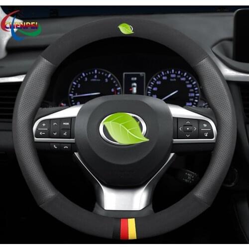 Car Steering Wheel Cover For Lexus CT IS GS ES LS UX NX RX350 LX GX LM ES300h NX300 LX570 UX200 CT200h 2020 Interior Accessories