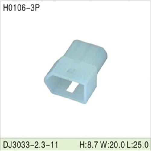 Free shipping 500pcs DJ3033-2.3-11 3Pin 2.3mm AMP Car Electrical Wire Connectors for VW,BMW,Audi,Toyota,NISSAN AND other