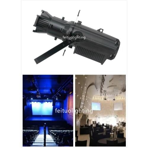 H-8/lot Focus stage light 200w/300w Warm White or Cold White COB led profile spotlight dmx touch screen gobo projector
