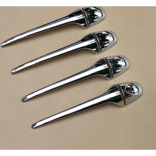 Chrome Fit Fot Toyota Highlander Kluger 2014 2015 2016 2017 Accessories Door Handle Protect Cover Trim Exterior Molding Parts