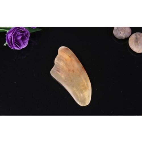 Meridians scraping plates natural horns stovepipe thin facial massage Scrapping plate acupuncture massage