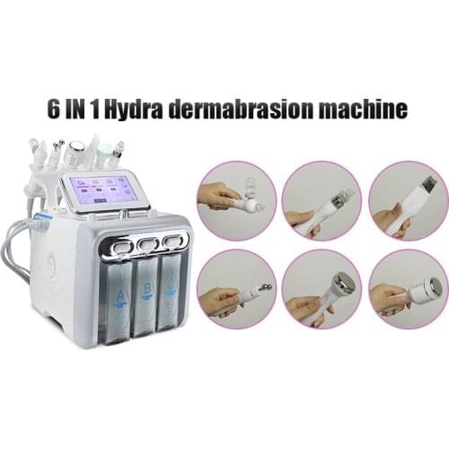 6 in 1 New technology H2O2 water oxygen jet peel hydra beauty