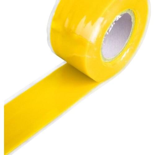 New Waterproof Silicone Performance Repair Tape Bonding Rescue Self Fusing Wire Hose Transparent Film Tape 6 Colors