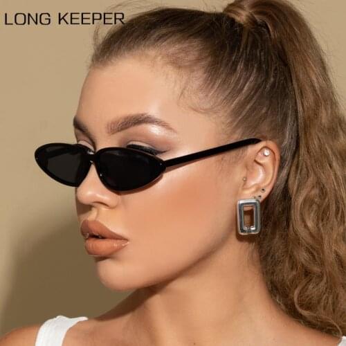 Small Cat Eye Ladies Sunglasses Women Fashion Brand Designer PC Frame Sun Glasses For Female Vintage Sexy Eyewear Shades UV400
