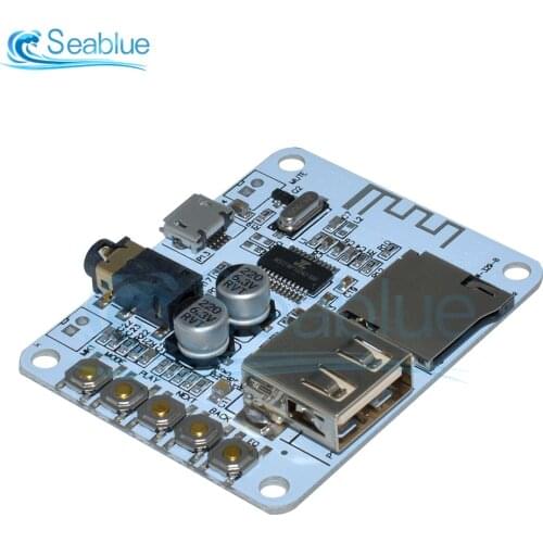 Bluetooth Audio Receiver Board With USB TF Card Slot Decoding Playback Preamp Output A7-004 5V 2.1 Wireless Stereo Music Module
