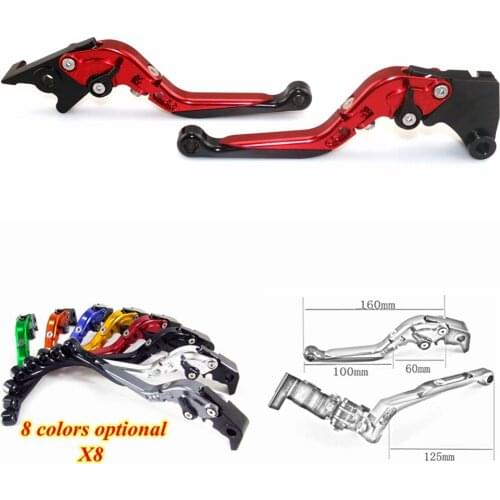 For KAWASAKI ZX636R / ZX6RR 2005 2006 Motorcycle CNC Adjustable Brake Clutch Lever Adjustable folding 90 degrees