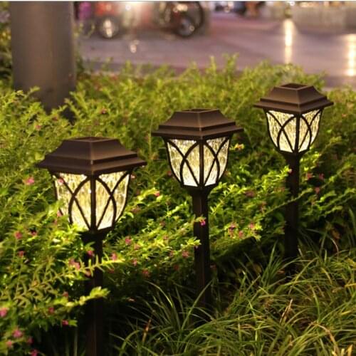 SAROK Solar Garden Light Waterproof Lawn Lamps Outdoor Home Decoration Yard Garden Grass Layout Insert and Shadow Lamp