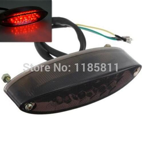 Motorcycle 28 LED Brake Stop Tail Light Indicator Blinker Smoke For Suzuki Honda Quad ATV MX Dual Sport Cafe Racer