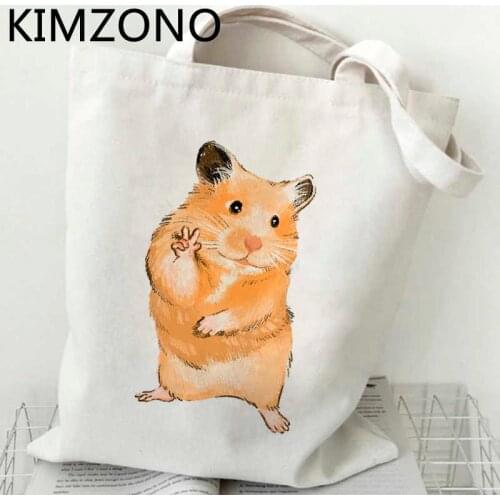 Hamster shopping bag grocery recycle bag shopping jute bag shopper bolsa bag ecobag net bolsa compra grab