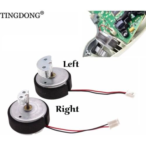 TINGDONG 2 pcs Vibrator Rumble Motors Hammer Left Right Motor for Microsoft XBOX 360 Controller Wired / Wireless Repair Parts