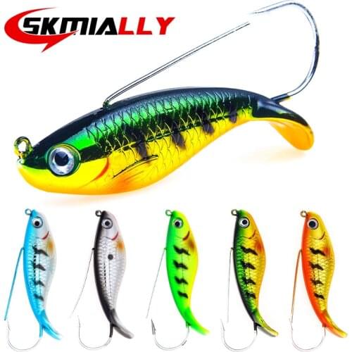 Skmially 85mm 21.2g Anti Grass Fishing Wobblers Artificial Hard Bait Laser Body Lifelike Fish Bass Pike Carp Fishing Lure SK-16
