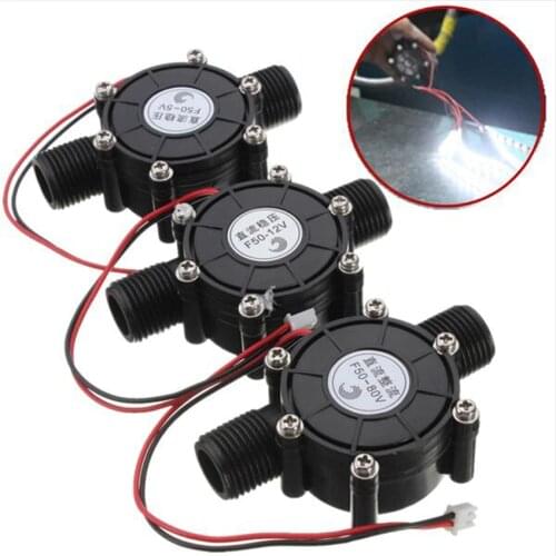 Newest Hot 1PC 80v/12v /5V 10W DC Micro Hydro Generator Tap Water Flow Hydraulic DIY 1/2 Inch Alternative Energy Generators