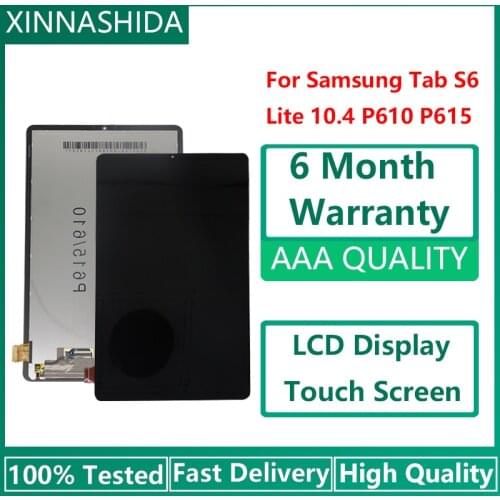 10.4" For Samsung Galaxy Tab S6 Lite P610 P615 SM-P610 SM-P615 LCD Display Touch Screen Glass Panel Digitize Assembly