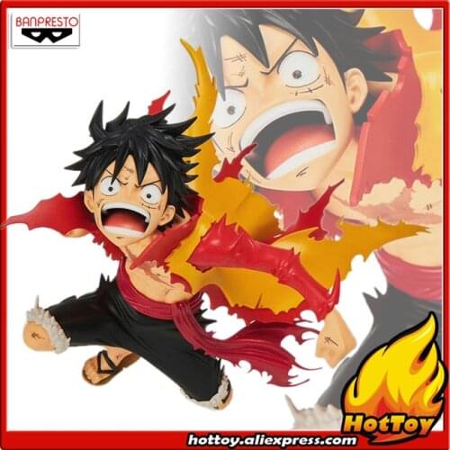 100% Original Banpresto WORLD FIGURE COLOSSEUM BWFC Zoukeiou vol.4 Collection Figure - Monkey D. Luffy from "ONE PIECE"