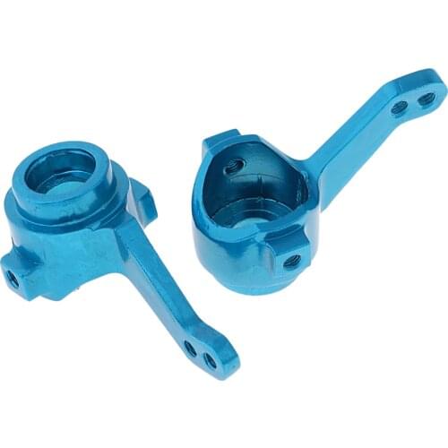 2Pcs RC Aluminum Front Steering Hub for HSP 1/10 Buggy Truck Model Car