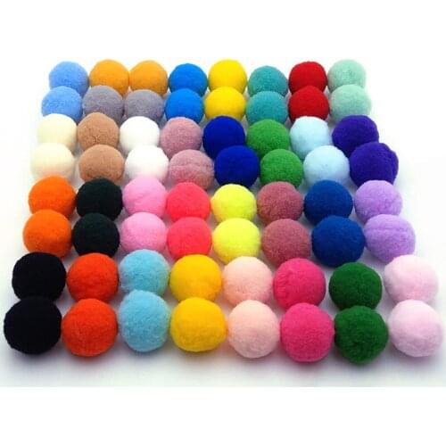 200pcs/lot 1cm diameter Pompon Balls Home Decorative Flower Crafts Toy DIY Craft Home Decoration Accessories Party Wreathes