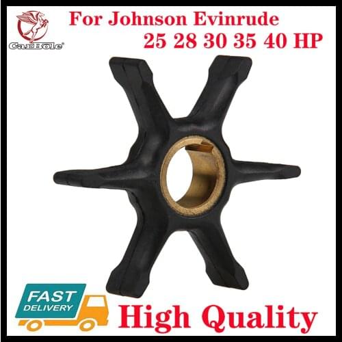 Boat Part Accessories Water Pump Impeller For Johnson Evinrude 25 28 30 35 40 HP 18-3006 378891 775521 Outboard Motor 6 Blades