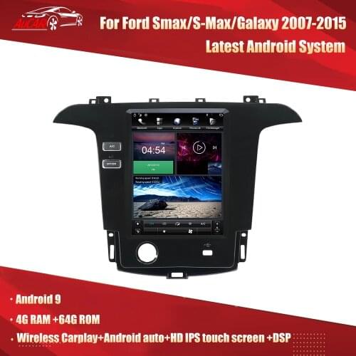 AuCAR FOR Ford Smax/S-Max/Galaxy 2007-2015 T-Style Android radio Car GPS navigation car multimedia Stereo autoradio EU NO TAX