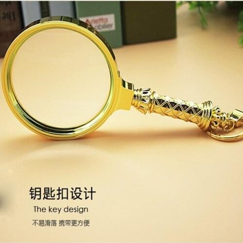 B 'B0X80mm magnifying glass lens full metal pedicel 20 times high times Claus reading package mail
