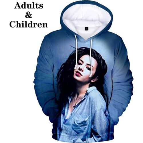 Charli XCX Children Popular Casual Harajuku kid 3D Hoodies Fashion Charli XCX boy girl Men women Autumn 3D Hooded Sweatshirt top