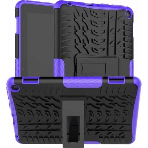 Case for Amazon kindle Fire HD 8 Plus 2020 Stand Cover Shockproof Rubber Bumper Dual Layer Armor Cover