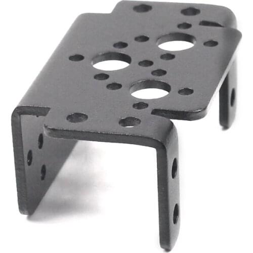 Double Axle Robot Servo Bracket Aluminum Steering Bearing Servo Multifunction U L For MG995/996/15kg 20kg Rc Toy Robot Parts